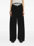 Ann Demeulemeester wide-leg high-rise jeans - Black