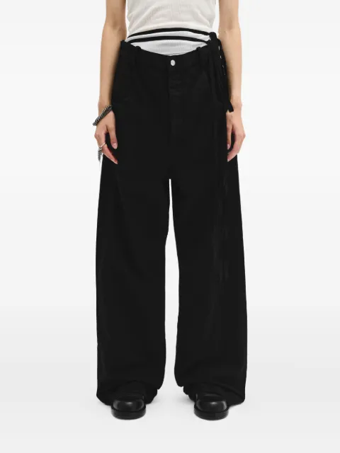 Ann Demeulemeester wide-leg high-rise jeans
