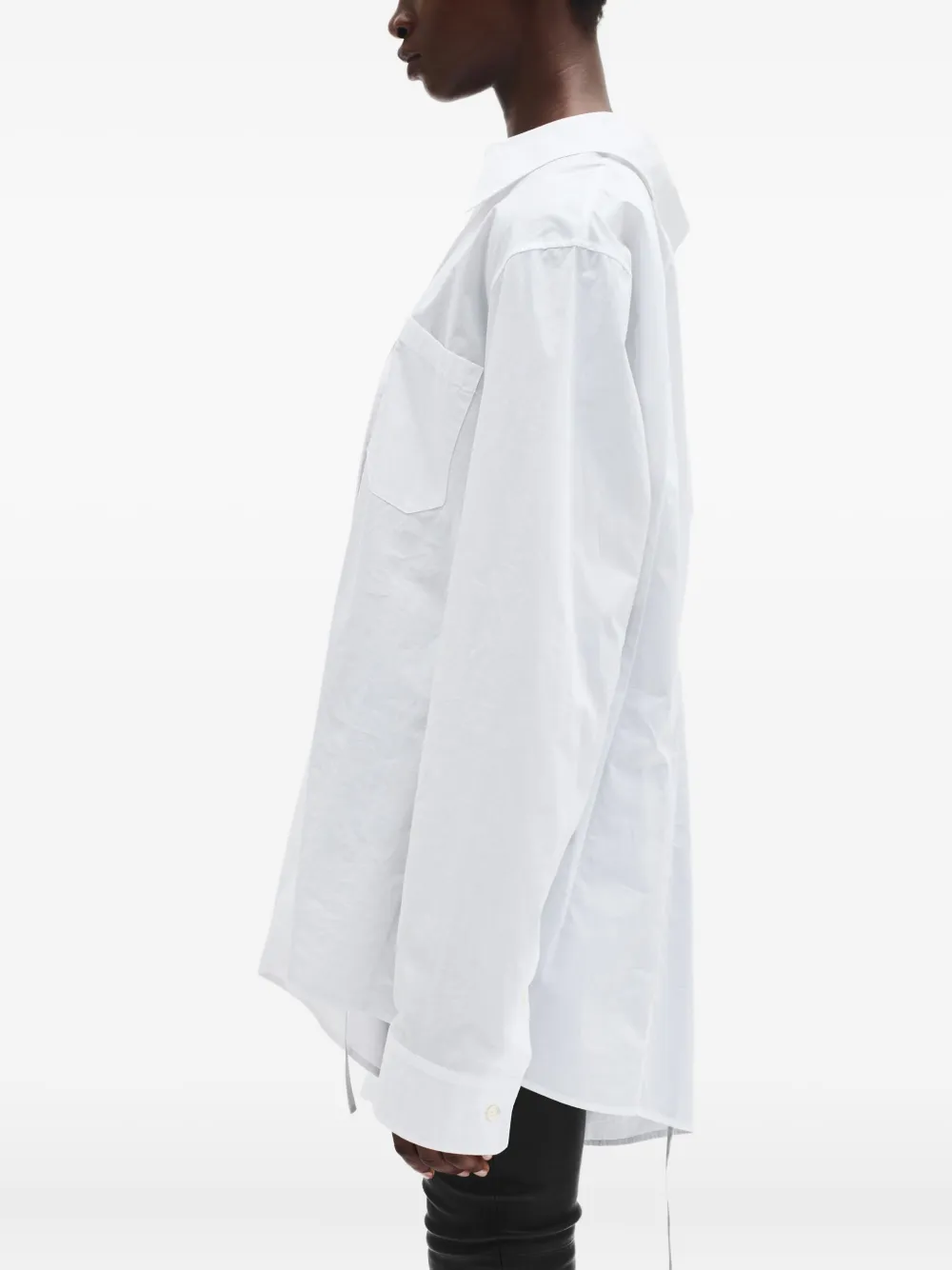 Ann Demeulemeester Asymmetrisch blouse Wit