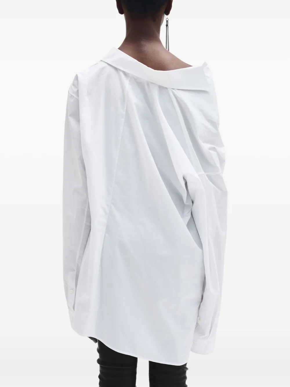 Ann Demeulemeester Asymmetrisch blouse Wit
