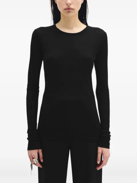 Ann Demeulemeester Fiene long-sleeve ribbed top