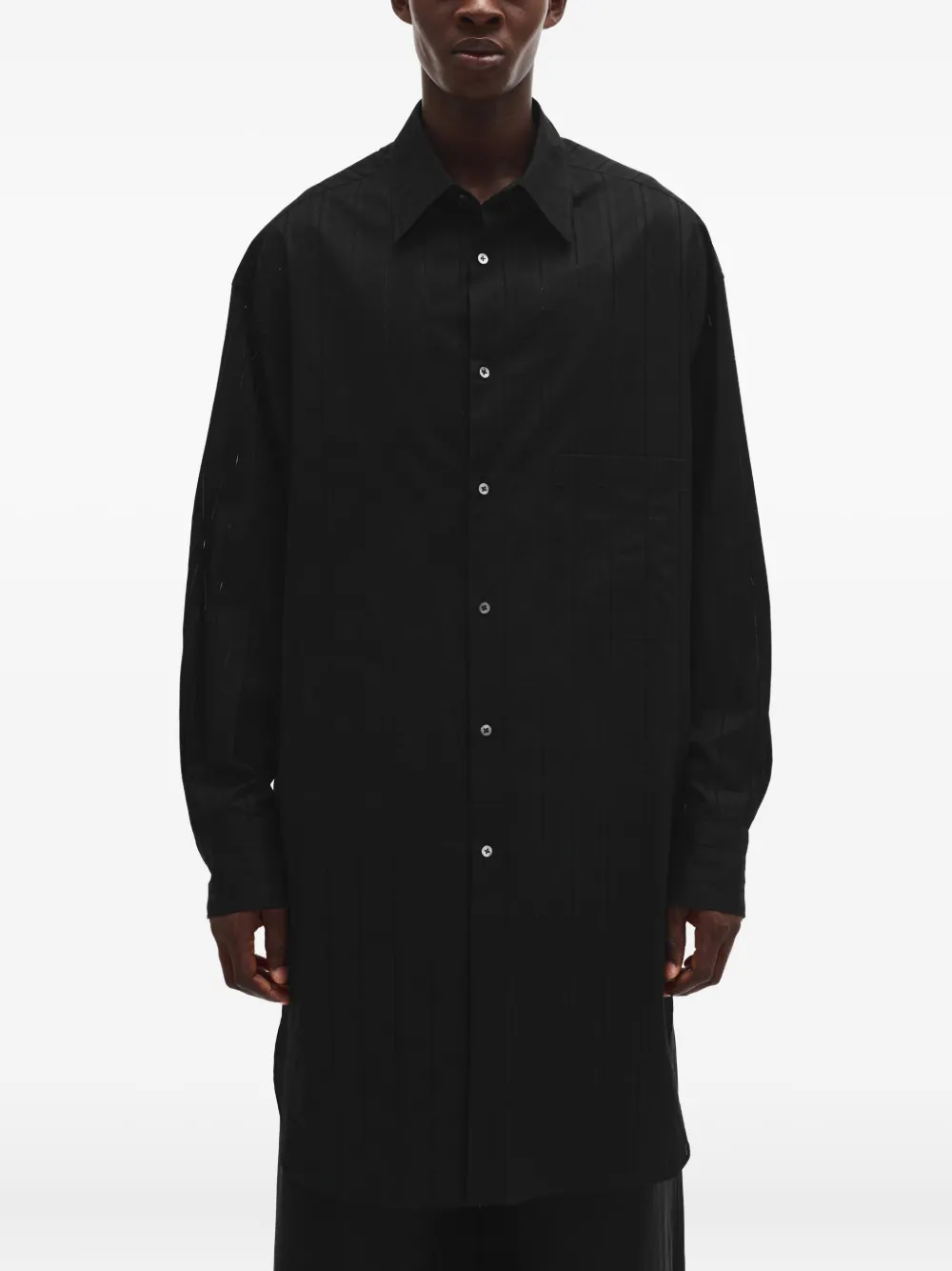 Ann Demeulemeester Dagbart shirt - Zwart
