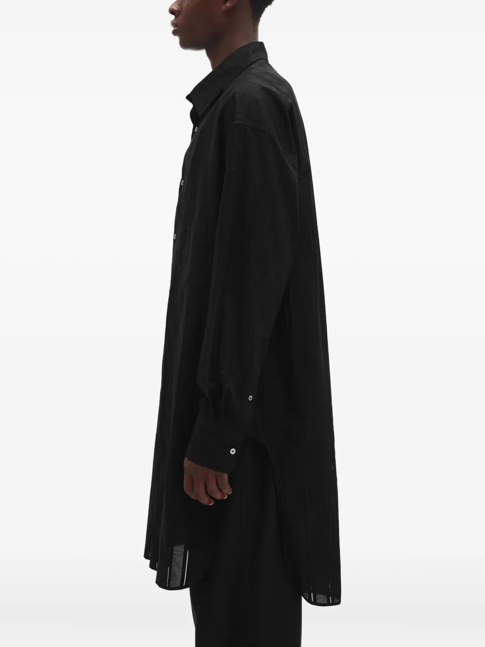 Ann Demeulemeester Dagbart overhemd Zwart