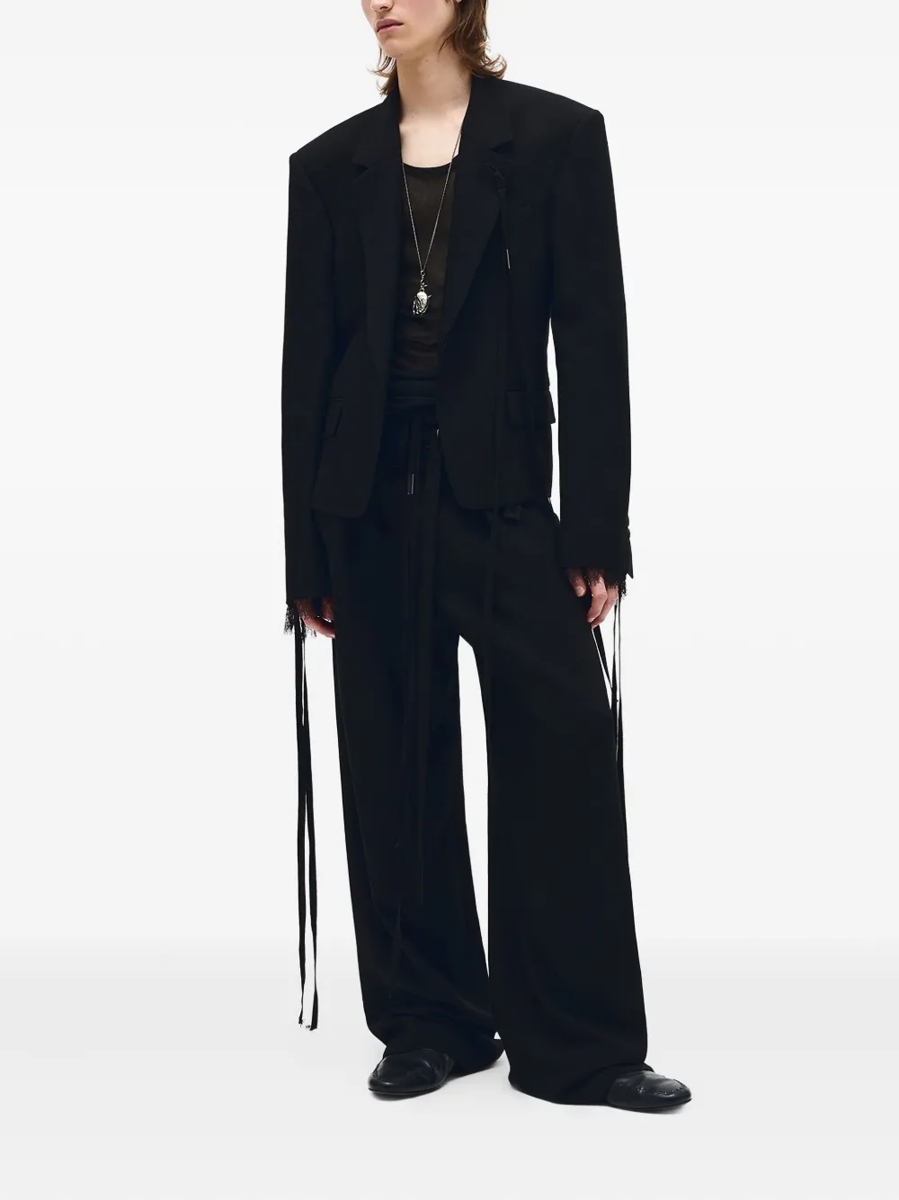 Ann Demeulemeester Finn trousers - Zwart