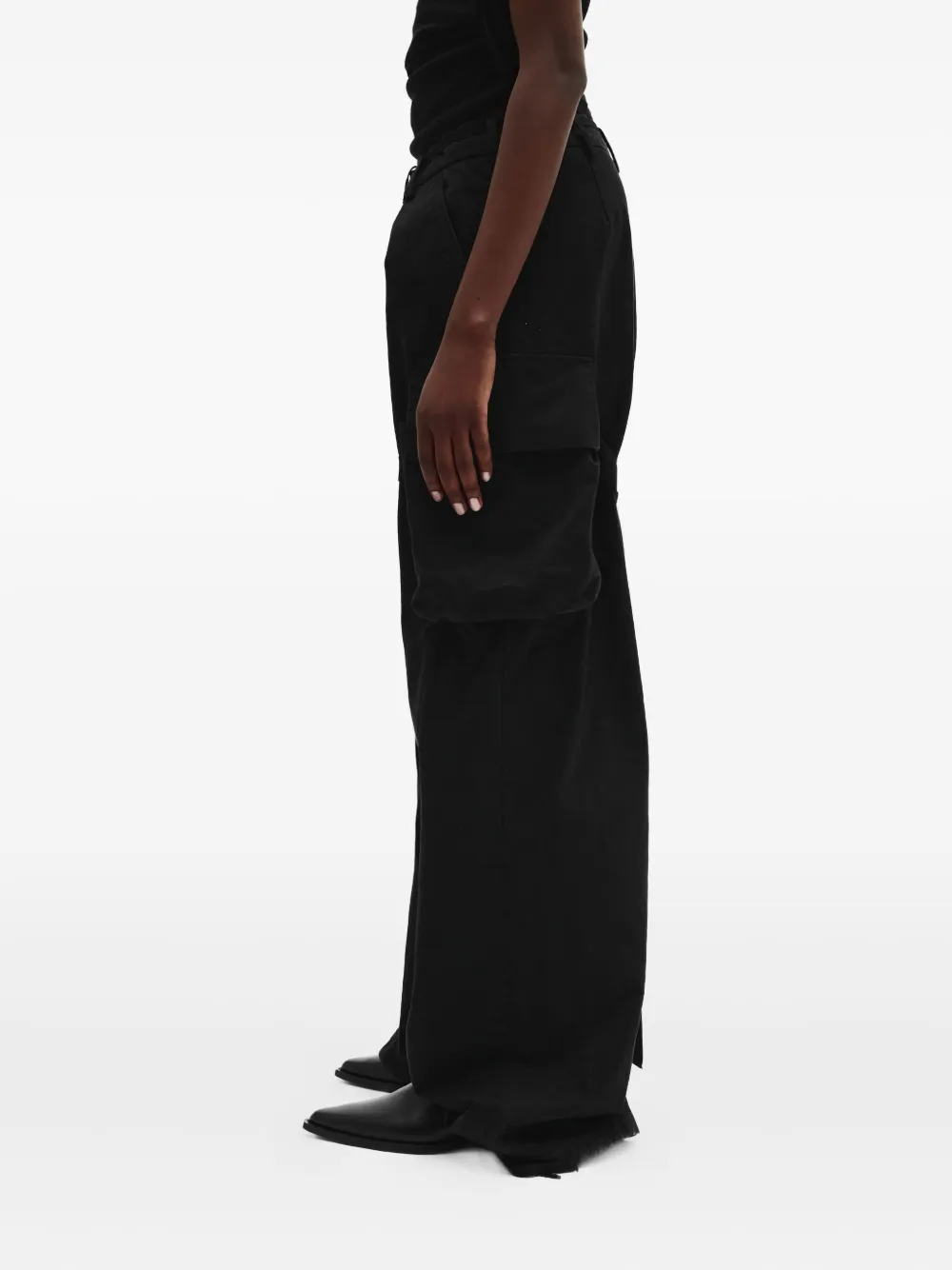 Ann Demeulemeester Fressa cargo broek Zwart