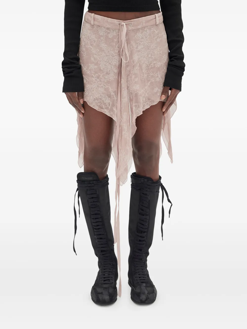 Ann Demeulemeester Prisca mini-rok Roze