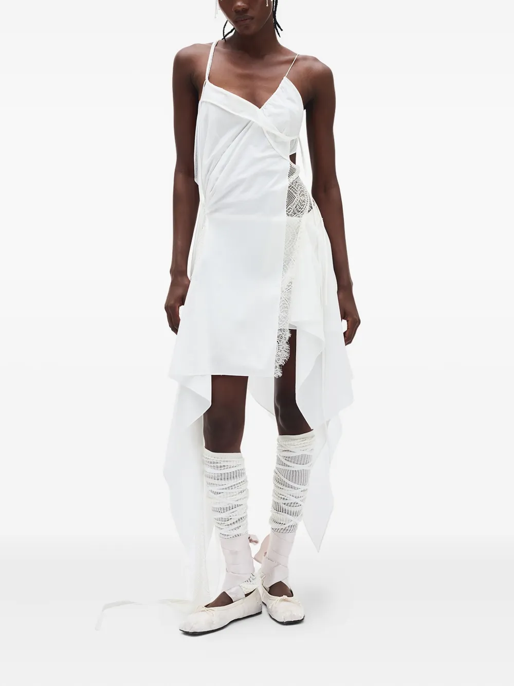 Ann Demeulemeester Maribel dress - Wit