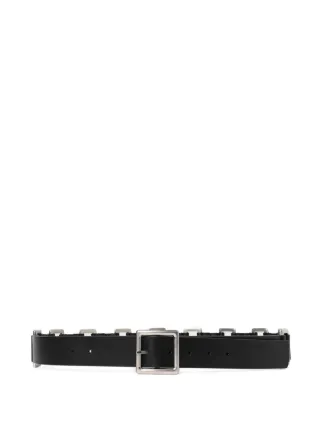 Ann Demeulemeester Imir バックルレザーベルト | ブラック