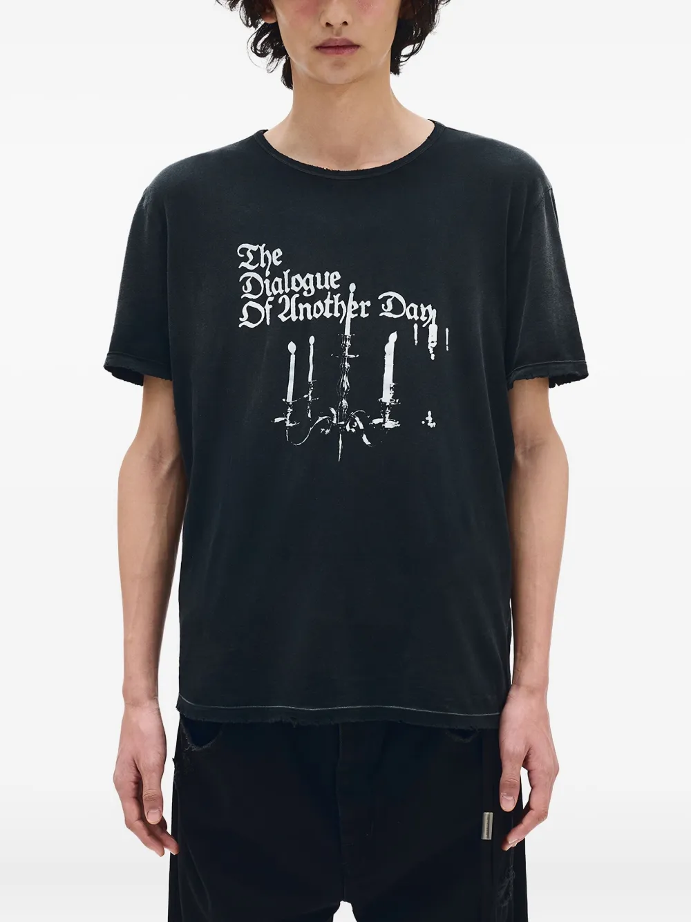 Ann Demeulemeester Chandelier-print T-shirt | Black | Image 1