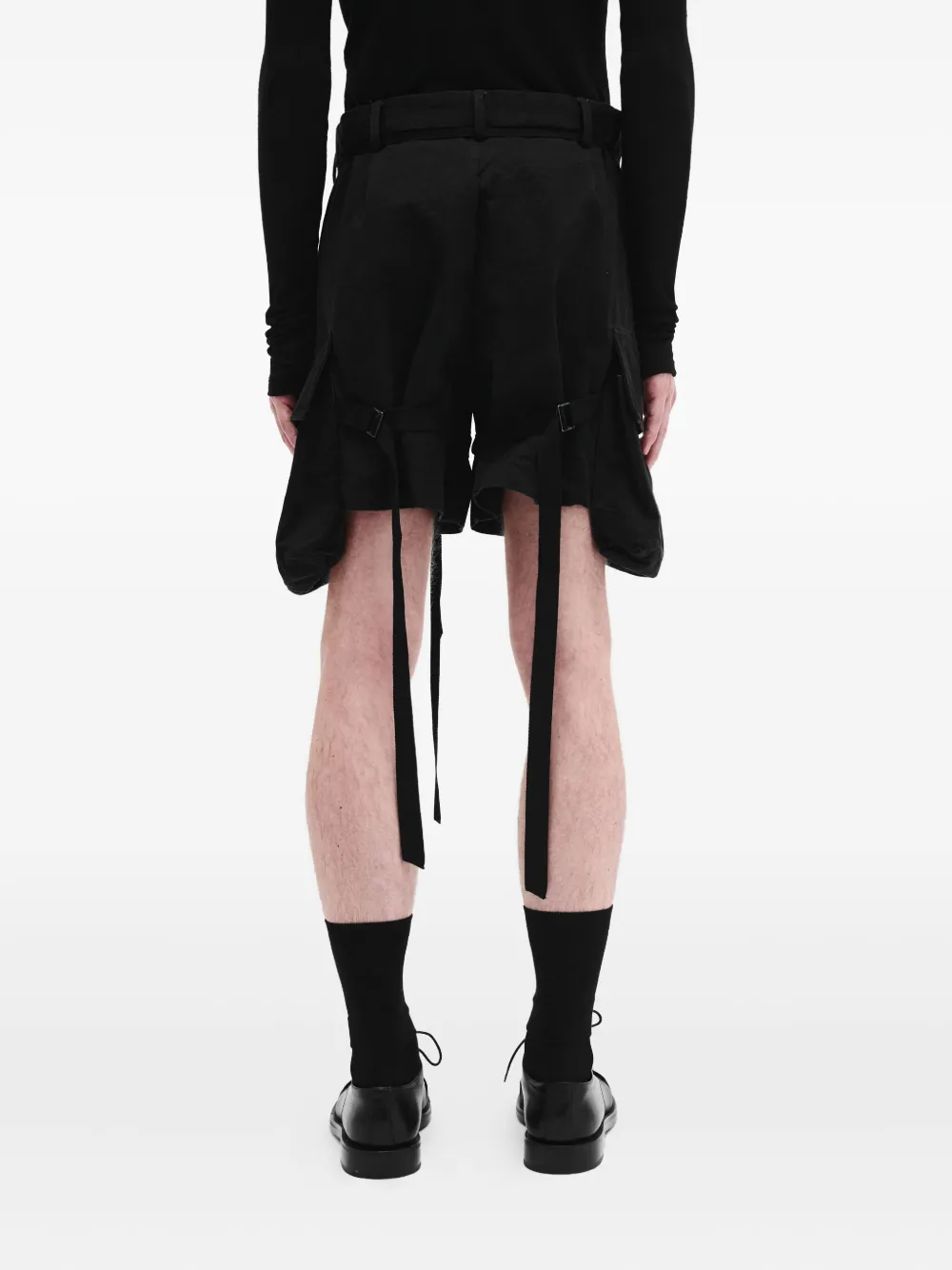 Ann Demeulemeester Tino cargo shorts Zwart
