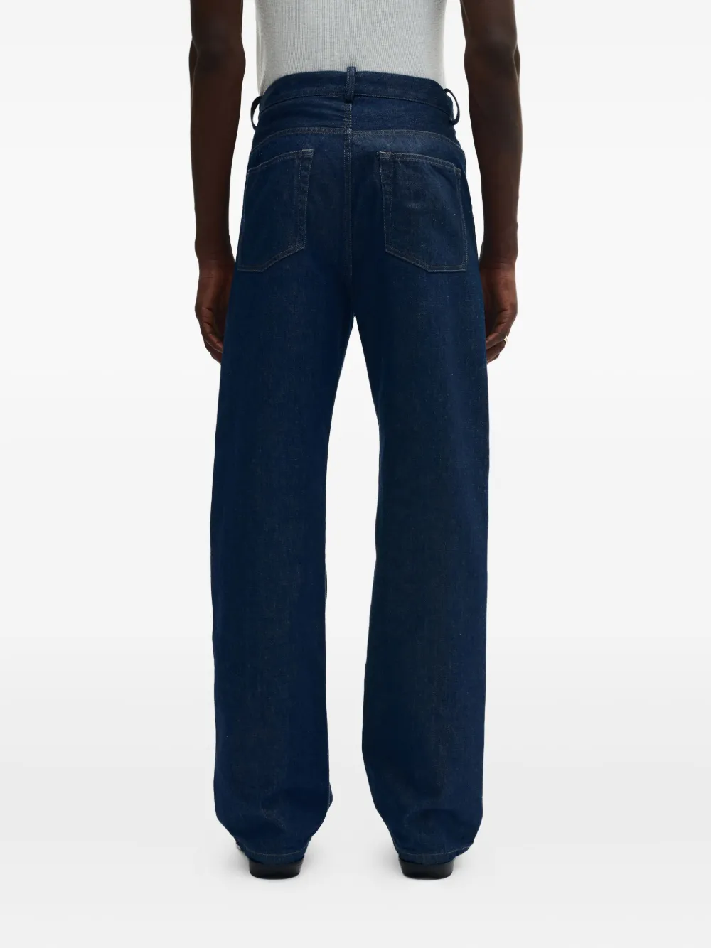 Ann Demeulemeester Ronald broek Blauw