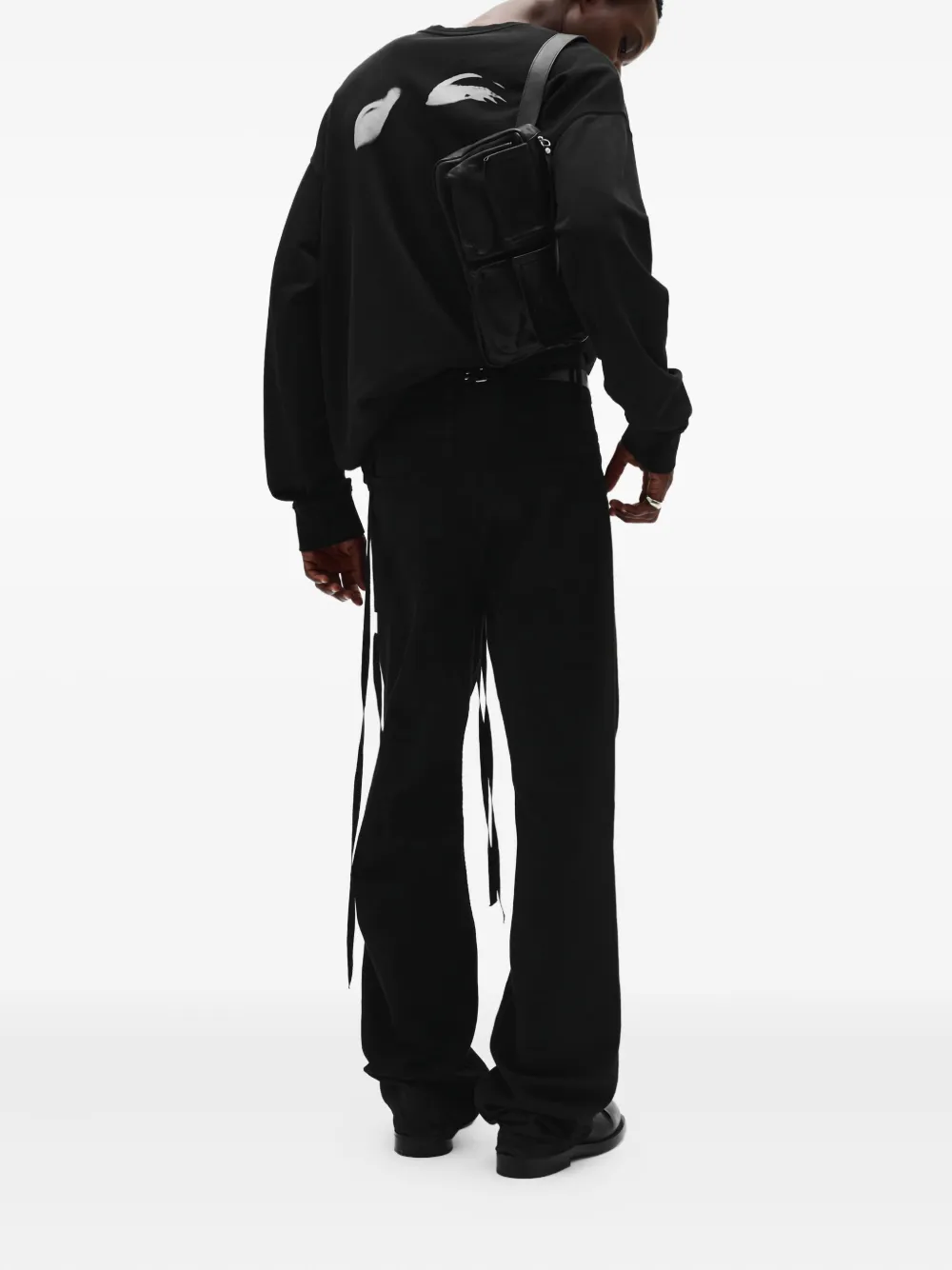 Ann Demeulemeester Wannes sweatshirt - Zwart