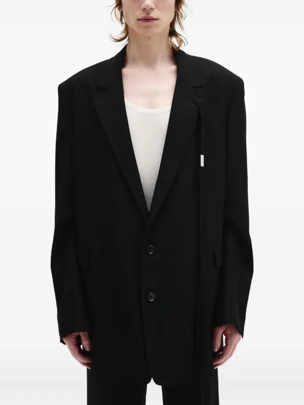 Ann Demeulemeester Anthoon ジャケット | ブラック | FARFETCH JP