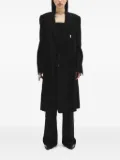 Ann Demeulemeester single-breasted blazer coat - Black