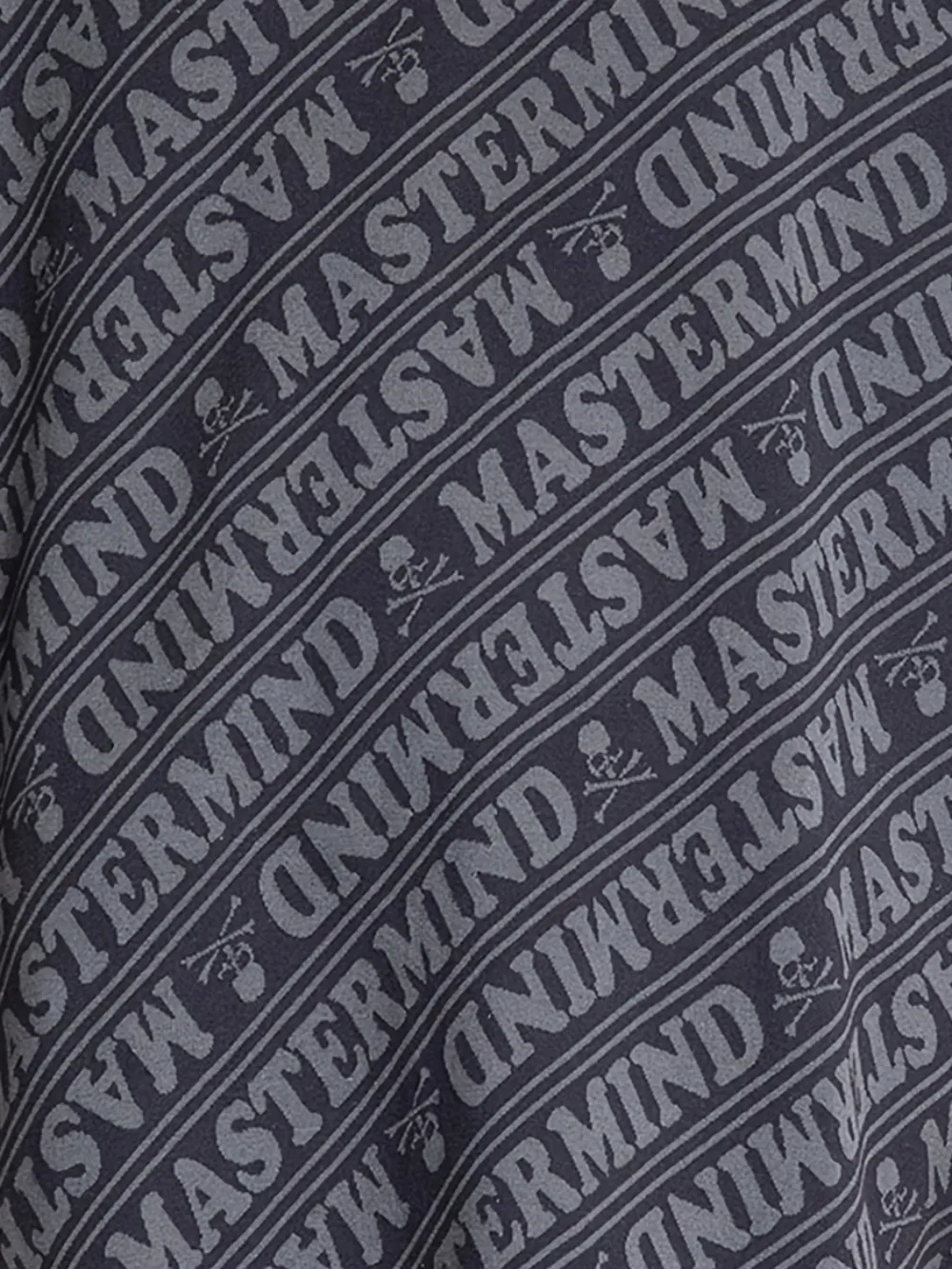 Mastermind World logo-print T-shirt - Zwart