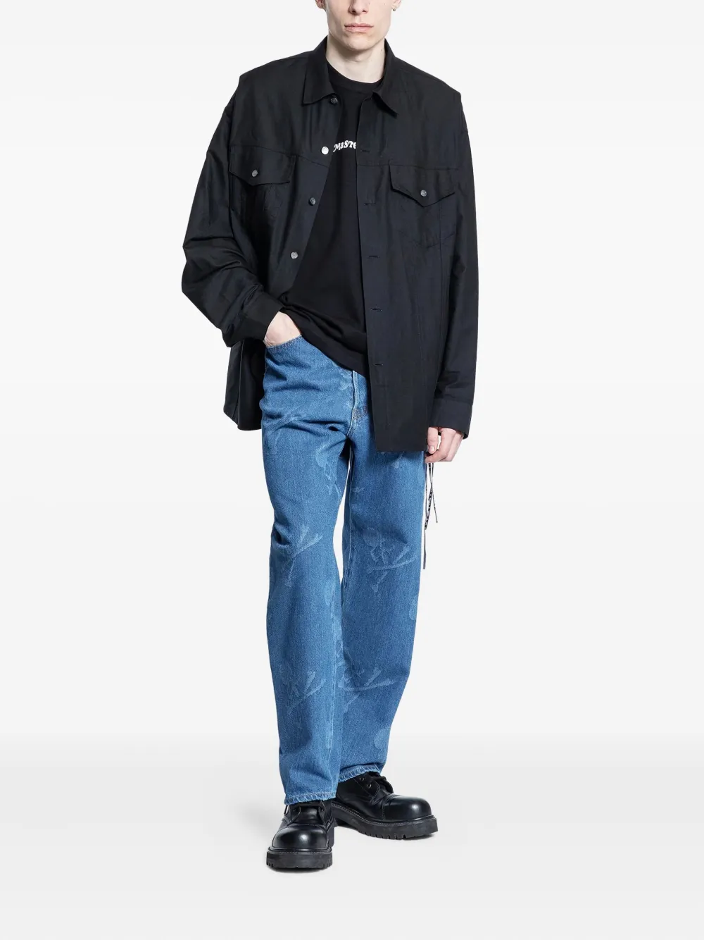Mastermind World cotton T-shirt - Zwart