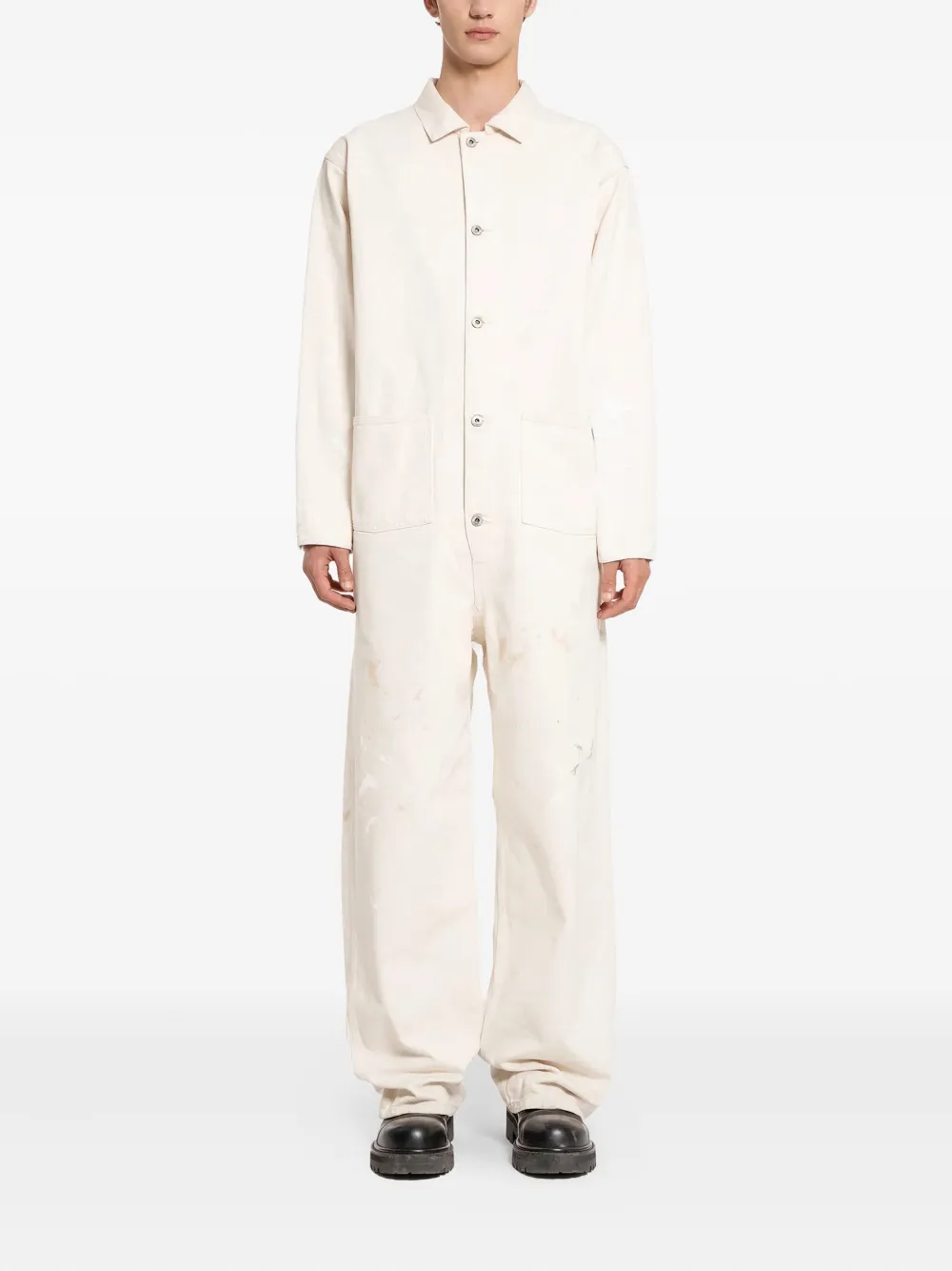 TAIGA TAKAHASHI paint-splatter cotton jumpsuit | Image 2