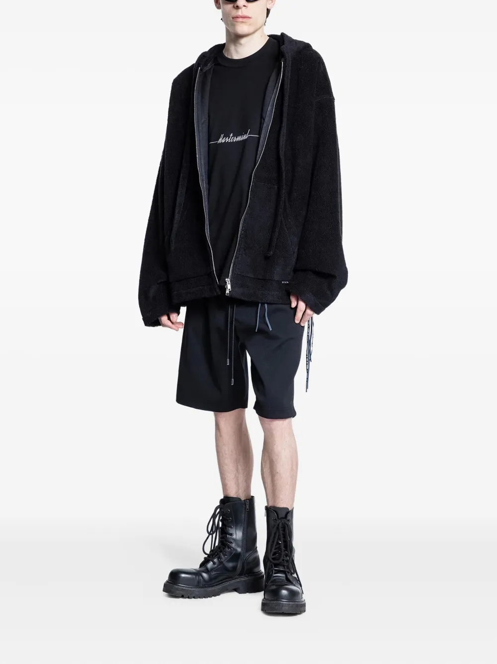 Mastermind World skull-print zip-up hoodie | Hoodies | Image 2
