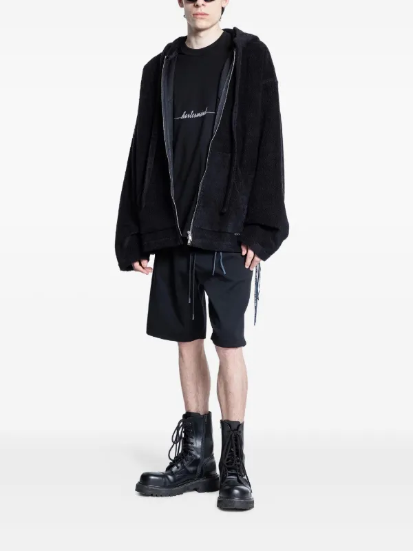 まんぷく Mastermind World skull-print zip-up Hoodie | Black | FARFETCH