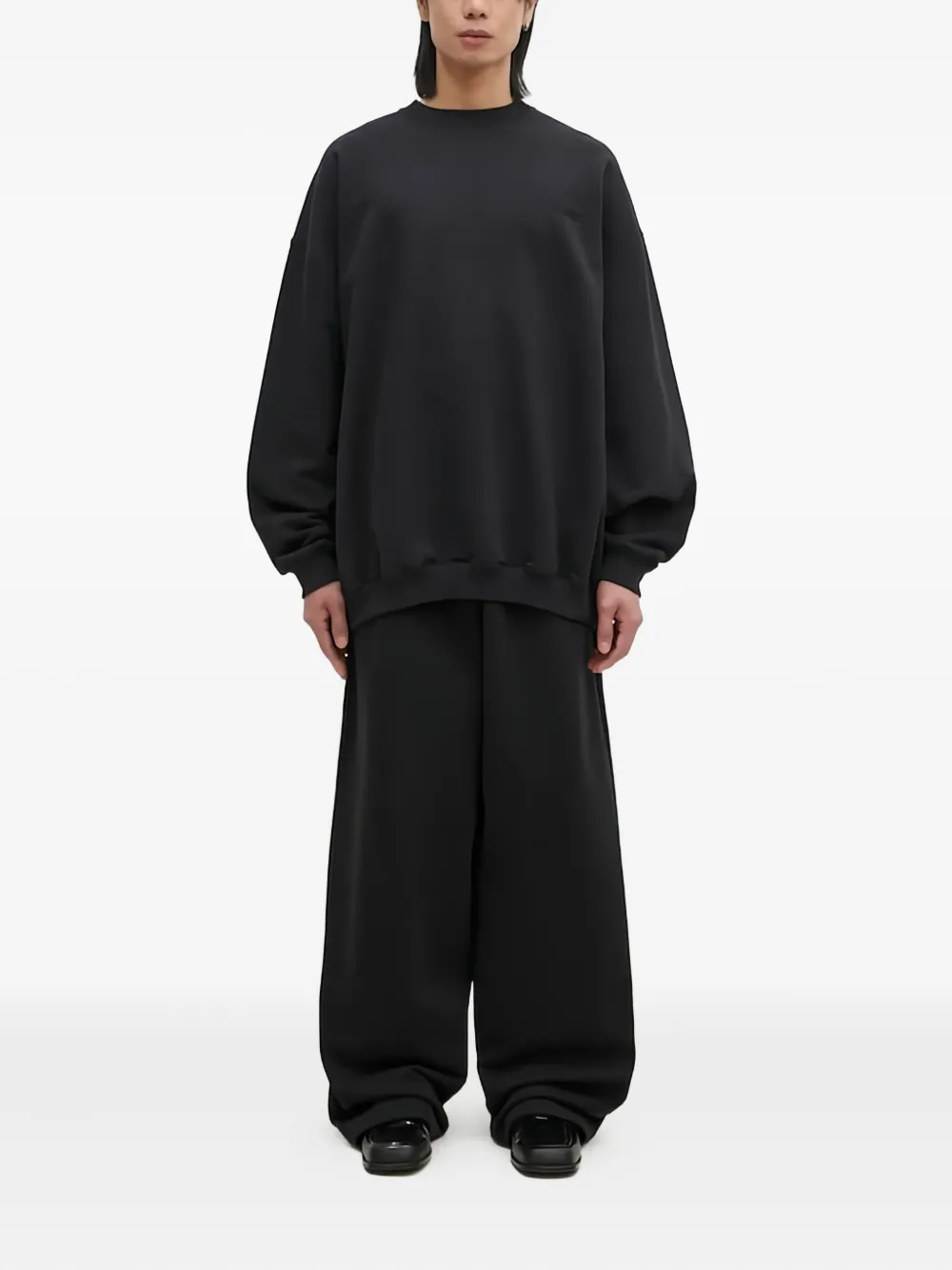 VETEMENTS Sweater met borduurwerk - Zwart