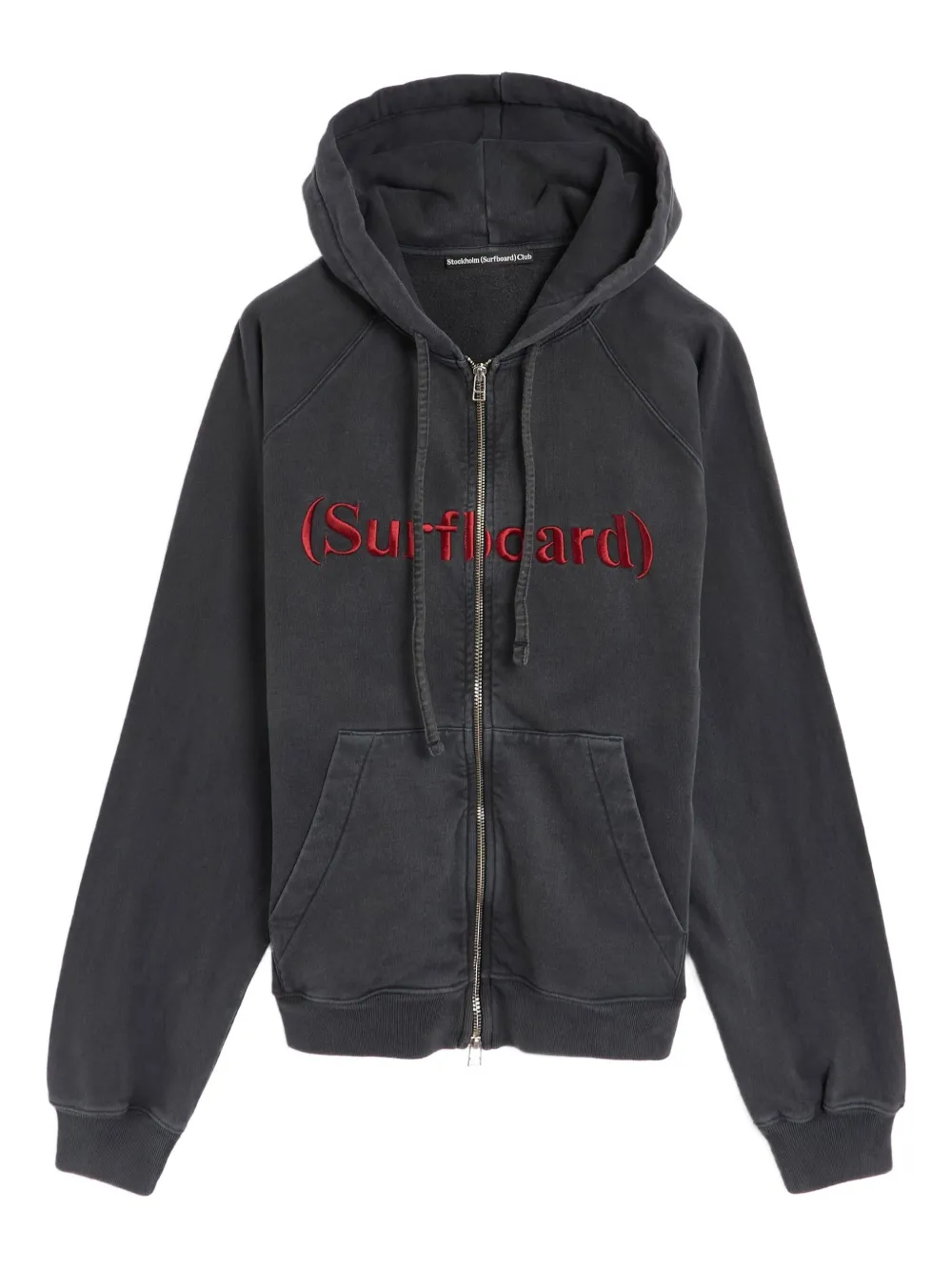 Stockholm Surfboard Club Ace ジップアップ パーカー - ブラック Stockholm Surfboard Club Ace ジップアップ パーカー - ブラック
