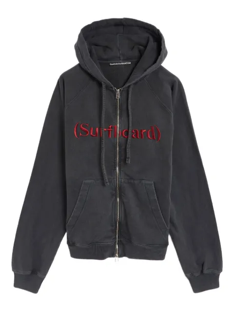 Stockholm Surfboard Club Ace embroidered zip-up hoodie