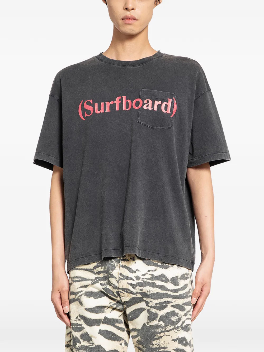 Stockholm Surfboard Club pocket T-shirt - Grigio