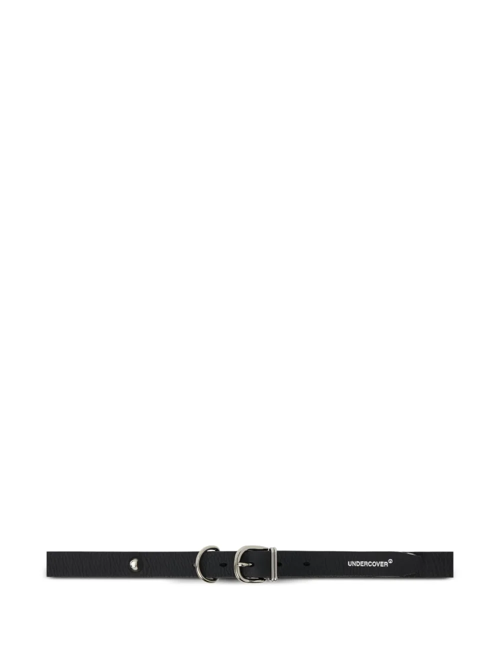 Undercover Studded Leather Belt In Black