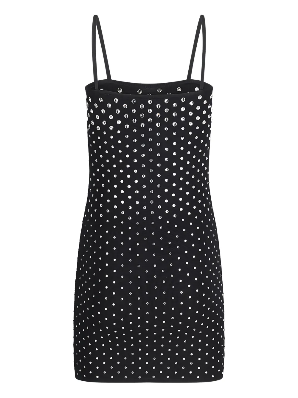 Blumarine crystal-embellished mini dress - Zwart