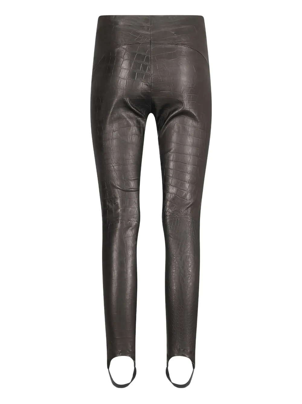 Enes crocodile-effect split-hem leggings | Leggings | Image 2