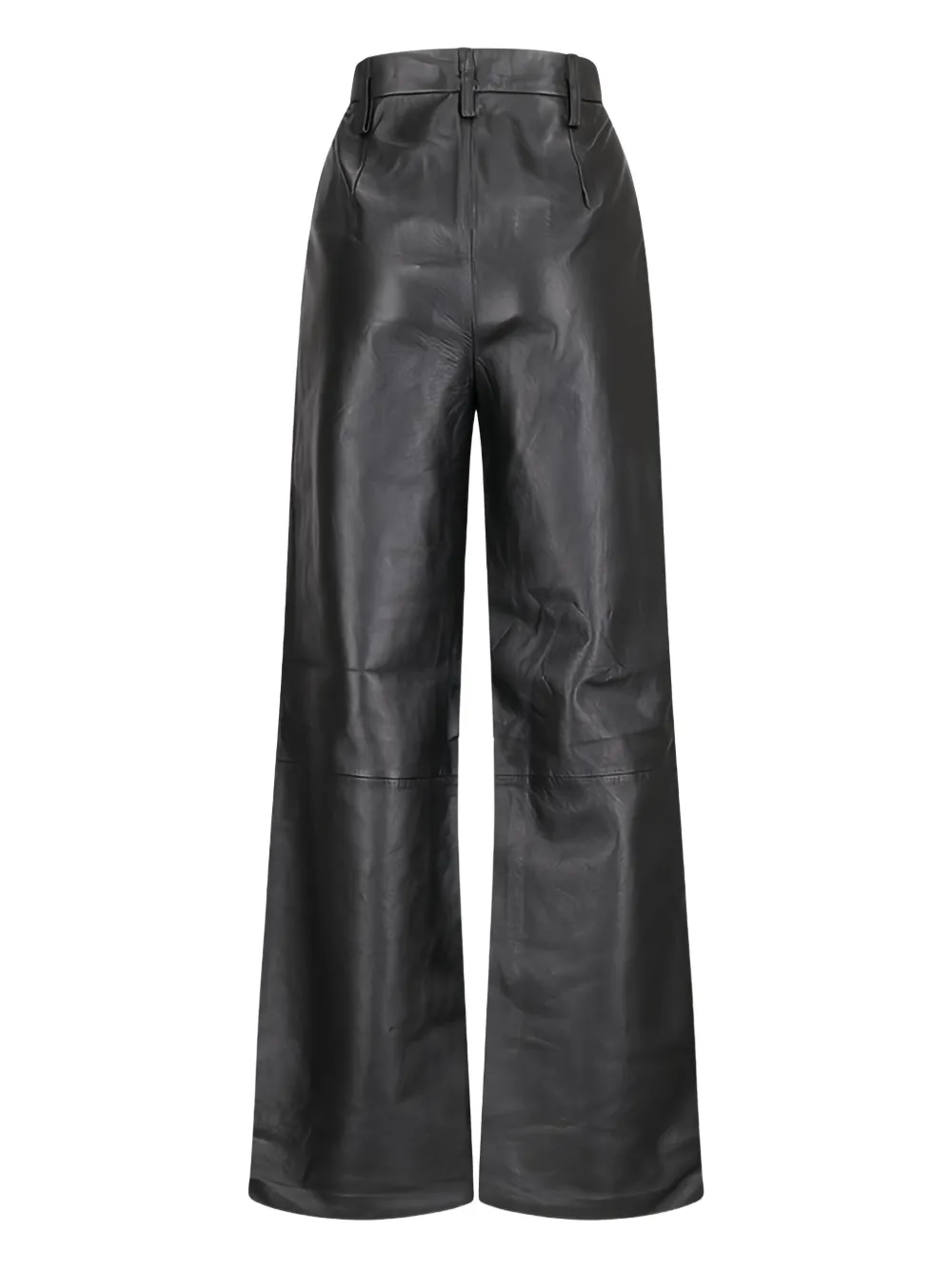 Enes high-waist trousers - Zwart