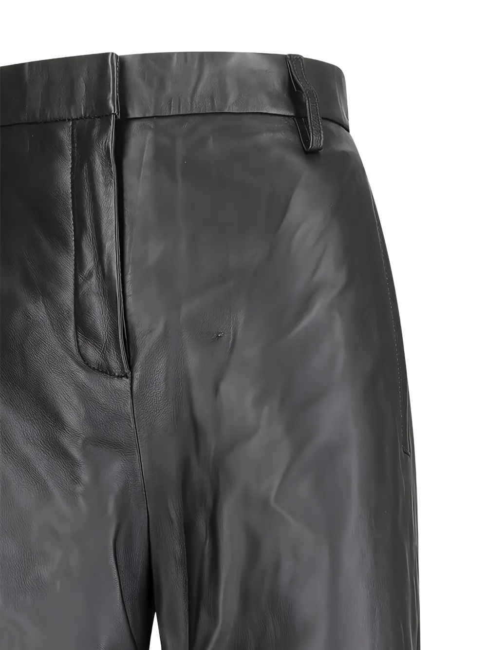 Enes High waist broek Zwart