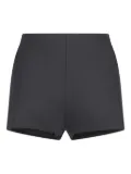 THE ANDAMANE zip tailored shorts - Black