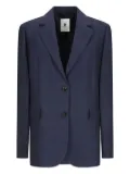 PT Torino three-button linen jacket - Blue