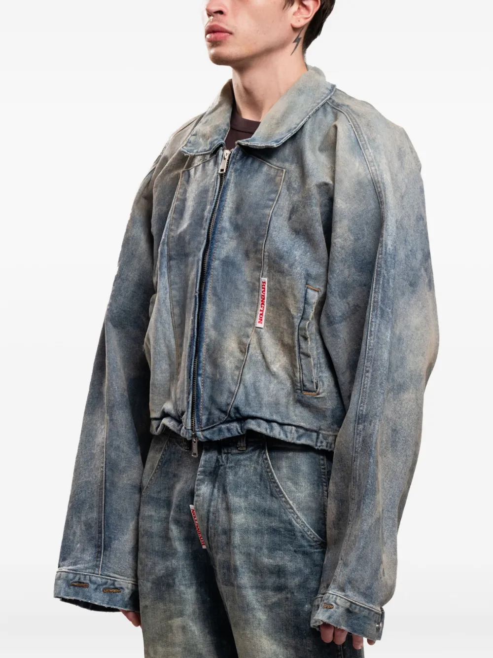 RRR123 Rose Trucker jacket | Denim Jackets | Image 2