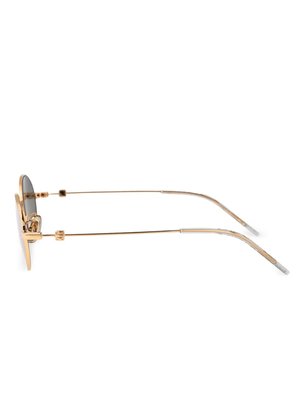 Givenchy Eyewear Zonnebril met ovalen montuur Goud