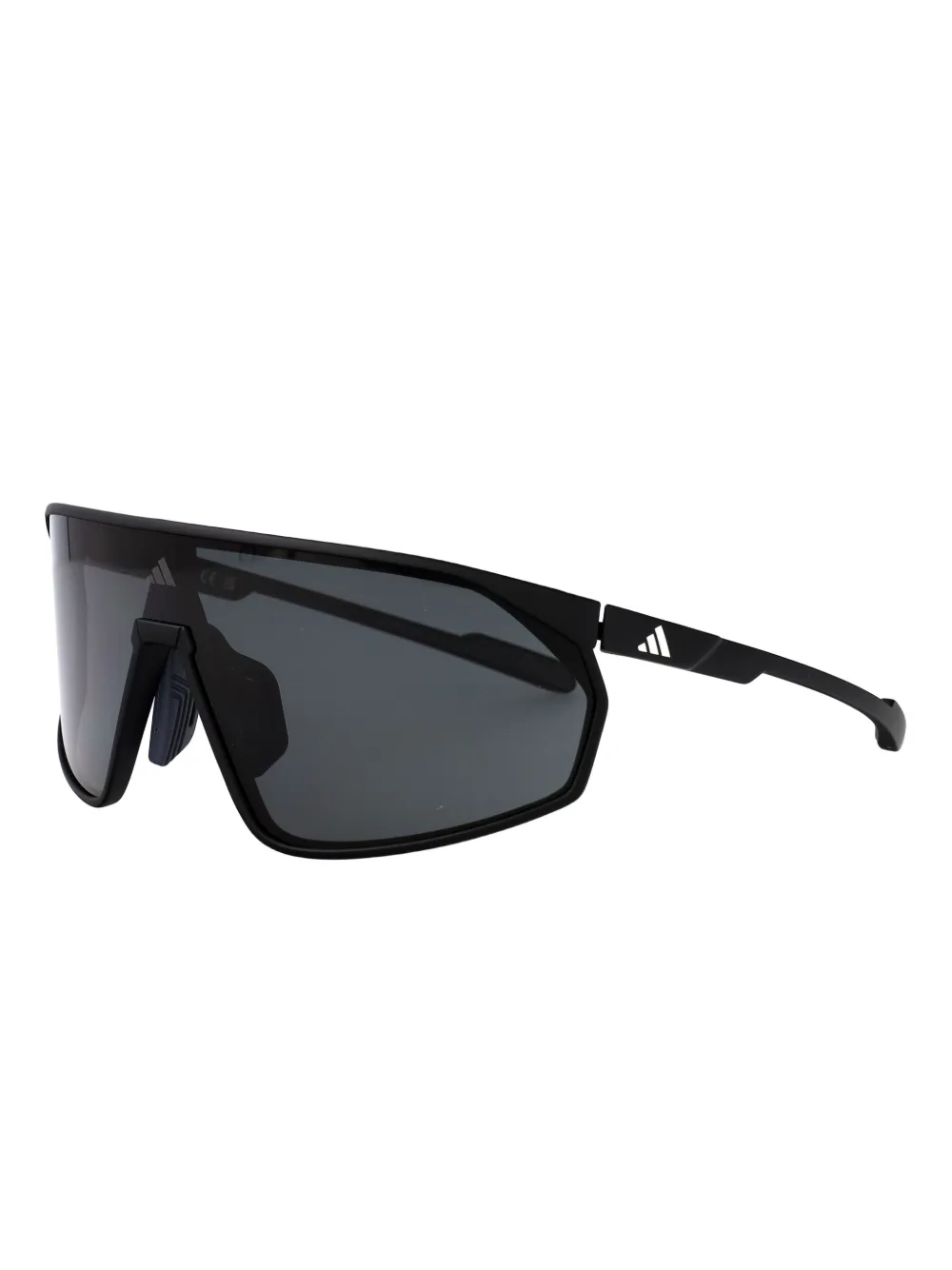 adidas SP0074 zonnebril met schild montuur Zwart