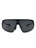 adidas SP0074 shield-frame sunglasses - Black