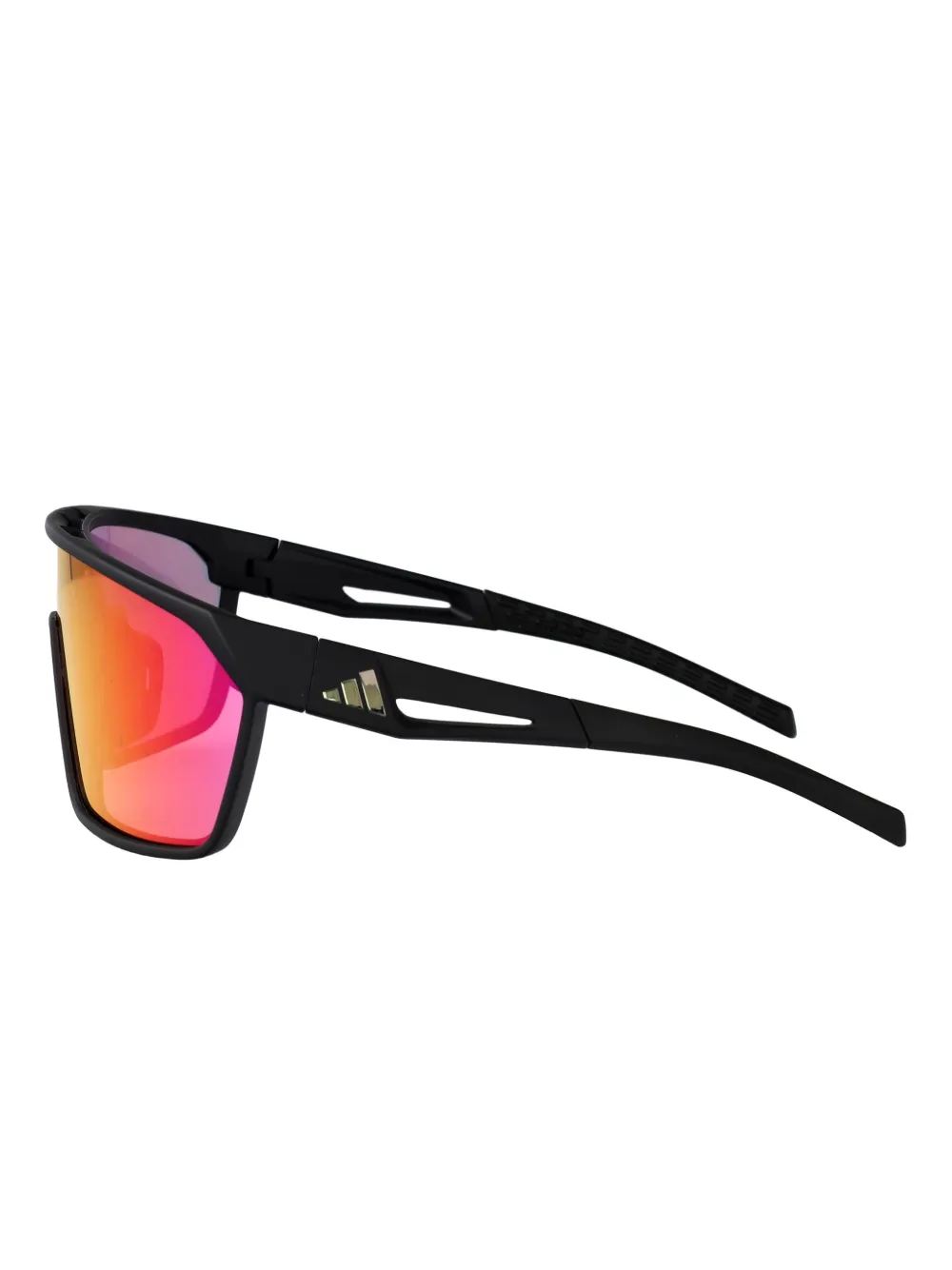 adidas Zonnebril met schild montuur Zwart