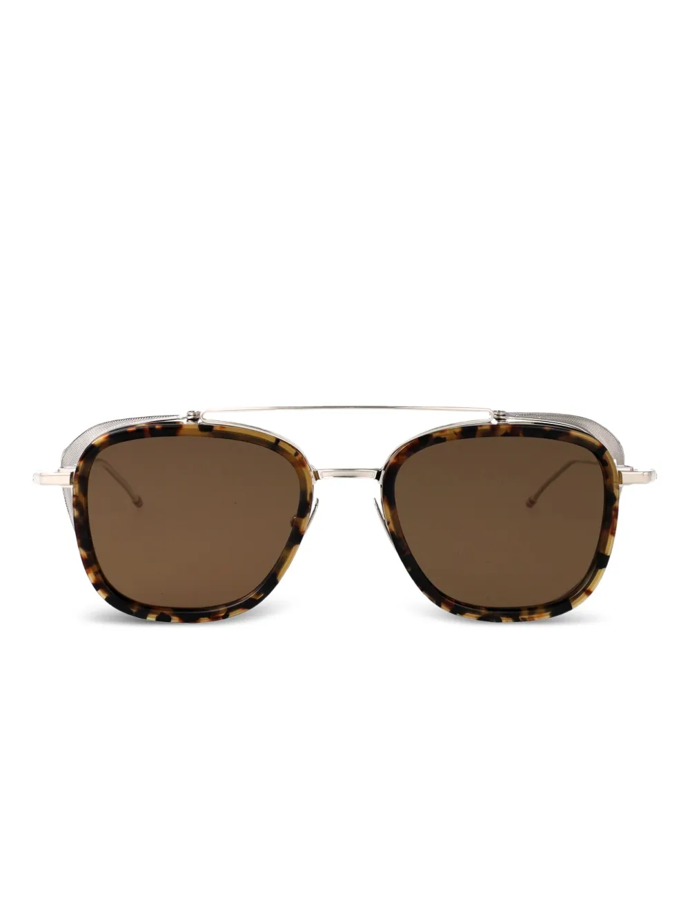 Thom Browne Eyewear UES808A-G0003 tortoiseshell-effect sunglasses | marrón | Image 1