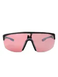 adidas SP0099 shield-frame sunglasses - Black
