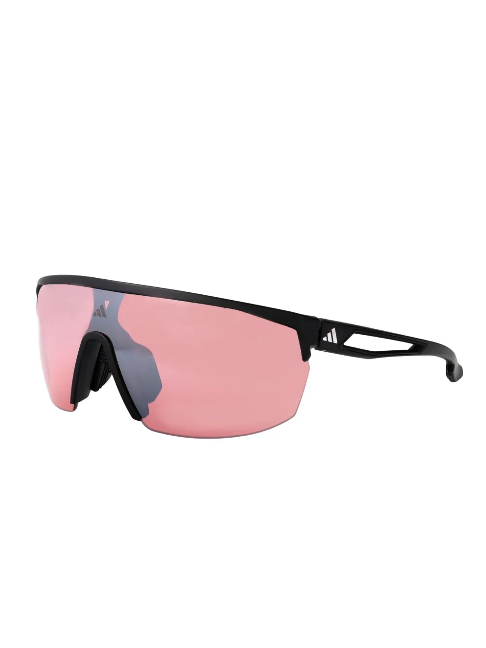 adidas SP0099 zonnebril met schild montuur Zwart