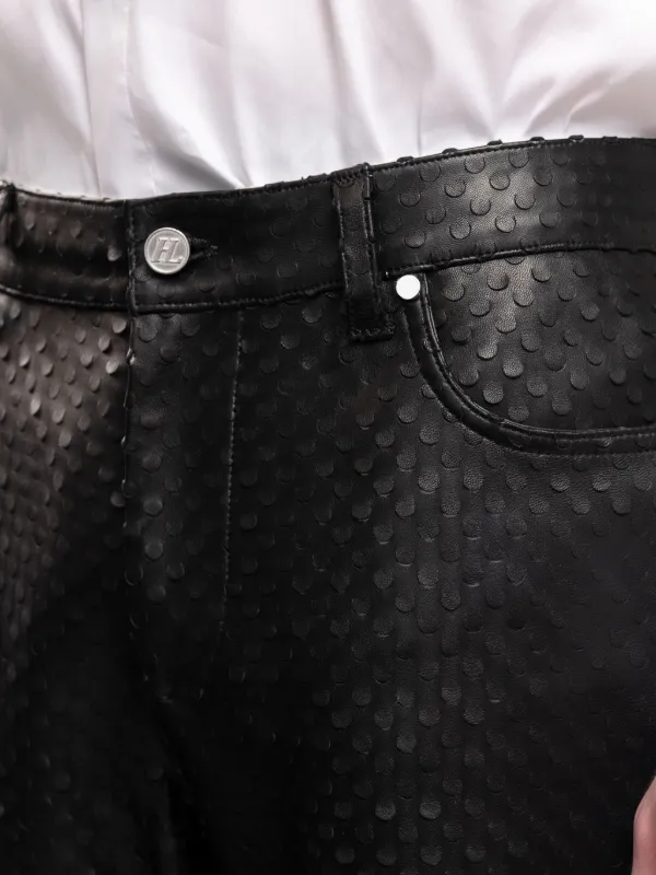 Helmut Lang Worker レザーパンツ | ブラック | FARFETCH JP