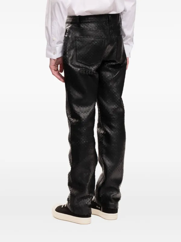 Helmut Lang Worker レザーパンツ | ブラック | FARFETCH JP