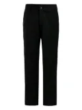 Moustache button-fastening trousers - Black