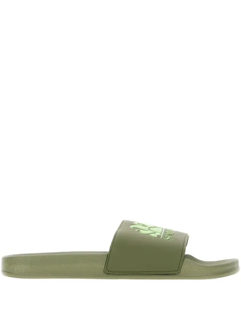 Sundek logo-embossed pool slides