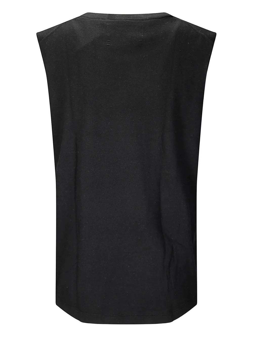 extreme cashmere Mouwloos T-shirt Zwart