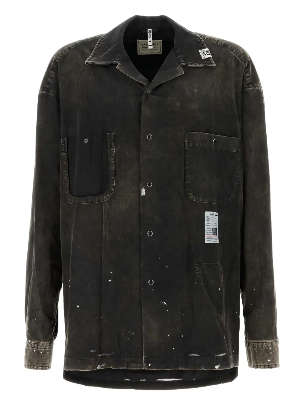 Maison MIHARA YASUHIRO camisa de algodón | negro | Image 1
