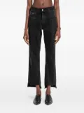 E.L.V DENIM split-hem jeans - Black