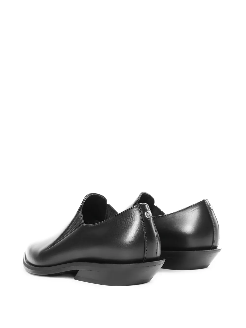 Ann Demeulemeester Makea pointy cowboy shoes Black